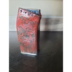 Gothic Romantic JOSIE Signed Studio Pottery Vase  Ceramic Art Vase Artisan Decor